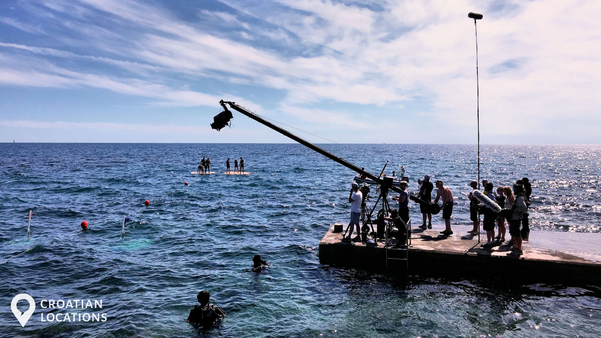 Filming a reality TV series on one of 26 locations in Istria, Croatia